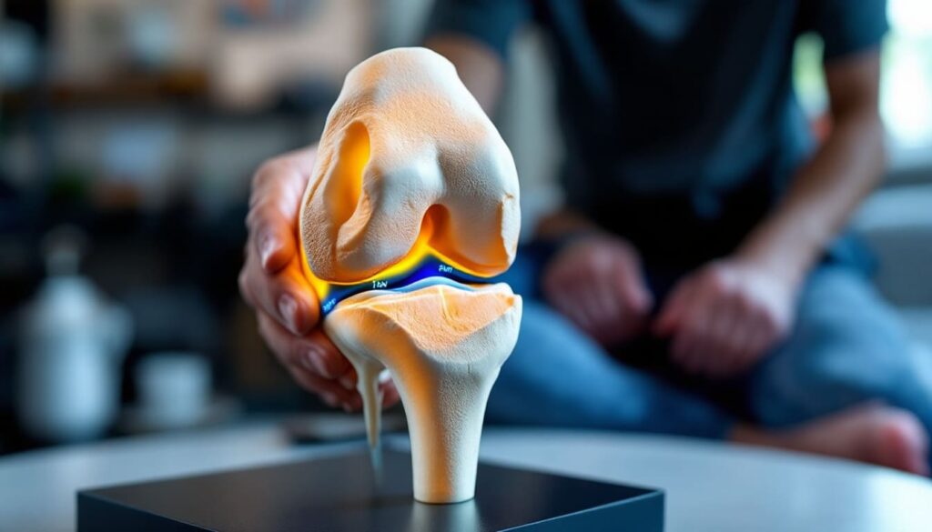 modelo 3d anatomia rodilla articulacion